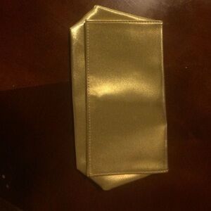Gold womens clutch
